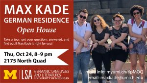 2019 Max Kade Open House