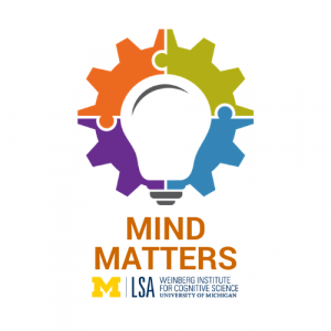 Mind Matters graphic and Weinberg logo