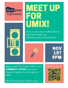 Meet Up for UMix Flyer
