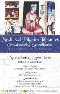 Medieval Pilgrim Libraries: Crowdsourcing Sanctification