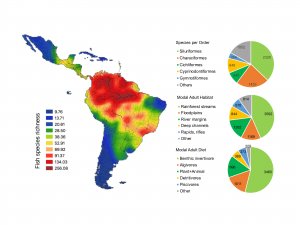 Dr. James Albert map of distribution