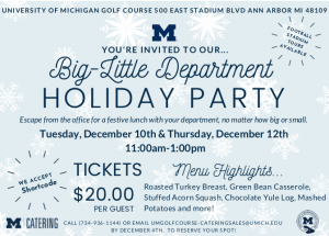 Big-Little Department Holiday Party