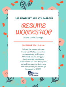 Resume Lab Flyer