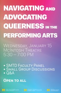 Navigating and Advocating Queerness in the Performing Arts