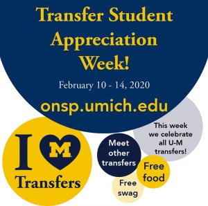 Transfer Student Appreciation Week logo
