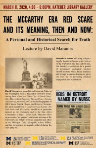 The McCarthy Era Red Scare and its Meaning, Then and Now: A Personal and Historical Search for Truth