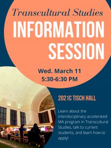 Information session poster