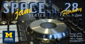 Space Jam Series: Open Mic and Music Workshop February 28