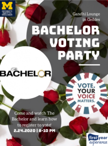 Bachelor Voting Party Flyer