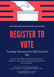 Register to Vote Flyer