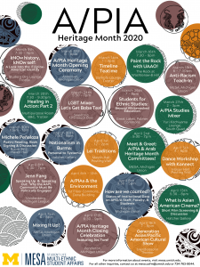 A/PIA Heritage Month Calendar