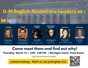 English Alumni Career Panel