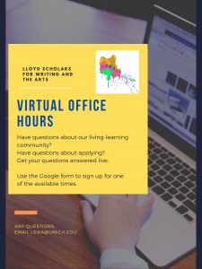 Poster for Virtual Office Hours