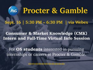 P&G Recruitment Event Description