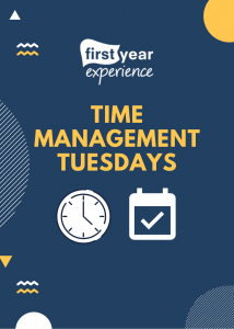 Time Management Tuesdays Flyer