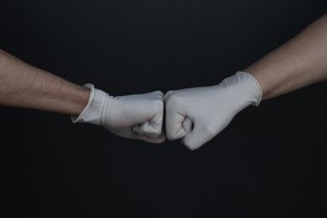 Fistbump with Gloves
