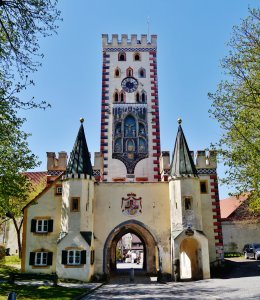 Bayertor in Landsberg am Lech (Bavaria), of 1425
