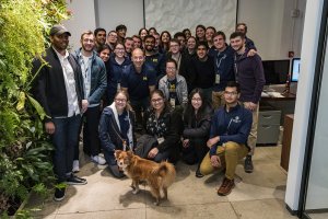 Students visiting IA Ventures in D.C.