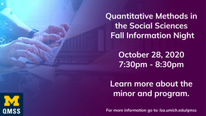 QMSS Fall Info Night Flyer