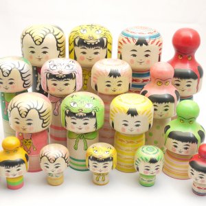 Takatoshi Hayashi, Maker of Kokeshi dolls