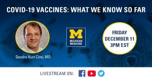 COVID-19 Vaccine Livestream with Dr. Sandro Cinti