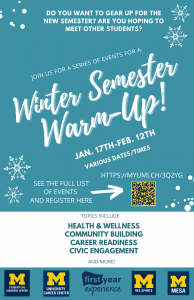 Winter Semester Warm-Up flyer