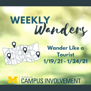 Wander Like a Tourist this week!