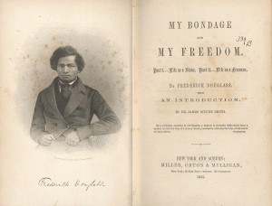 Author's Frontispiece in "My Bondage and My Freedom" by Frederick Douglass, 1855
