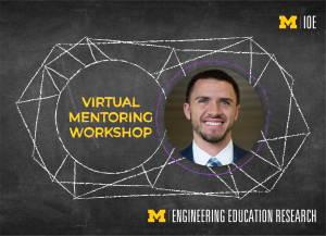 "Virtual Mentoring Workshop" text with Block M logos