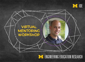 "Virtual Mentoring Workshop" text with Block M logos