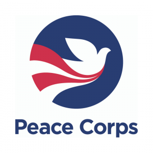 Blue and Red Peace Corps Logo