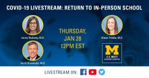 Mott livestream about return to in-person learning
