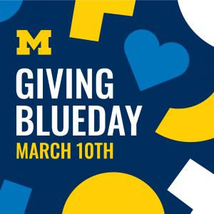 U-M Giving Blueday Logo