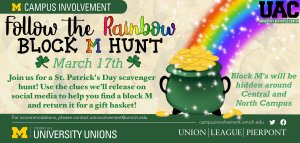 Follow the Rainbow - Block M Scavenger Hunt