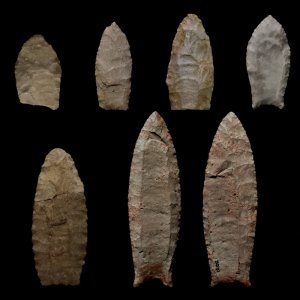 prehistoric arrowheads