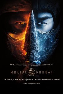 Free virtual screening of the new Mortal Kombat. Register by 4/19.