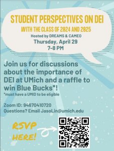 Join us for discussions about the importance of DEI at UMich