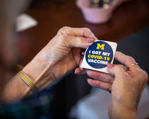 Get your vaccine at the Michigan Stadium