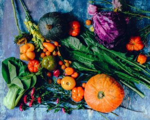 Squash and Fresh Vegetables