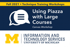 Using Piazza with Large Courses