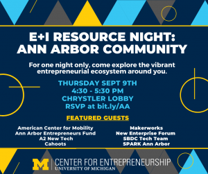 Entrepreneurship and Innovation Resource Night