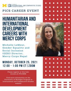 Michelle LeMeur, Gender Equality and Social Inclusion (GESI) Director, Mercy Corps Nepal