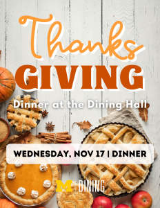 Thanksgiving Dinner Promotion