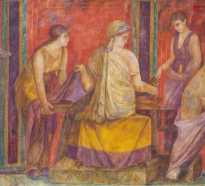 Scene from the Villa of the Mysteries, Pompeii