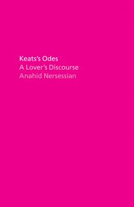 The cover of Anahid Nersessian's Keats's Odes: A Lover's Discourse