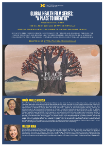 Global Health Film Series: A Place to Breathe Flier