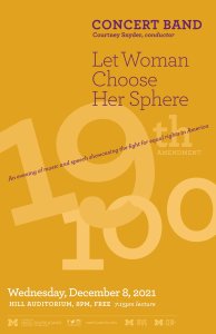 Concert Band - Let Woman Choose Her Sphere