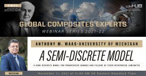 Presentation by Anthony Waas for Global Composites Expert Webinar Series on November 11.