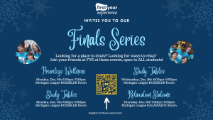 FYE Finals Series Flyer