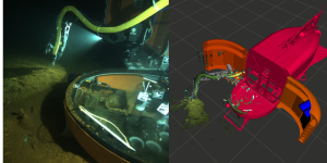 underwater autonomous rover and model